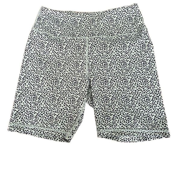 Bike Shorts Green Black Large Animal Print - Picture 1 of 4